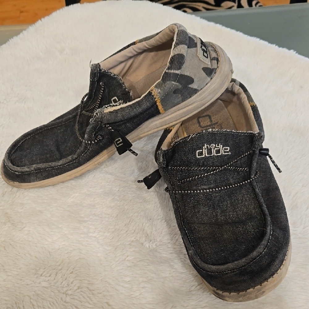 Hey Dude Men's Casual Black Shoes